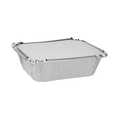 Aluminium Containers with Lid 8342 ( 420 CC ) 10 Pieces - Image 5