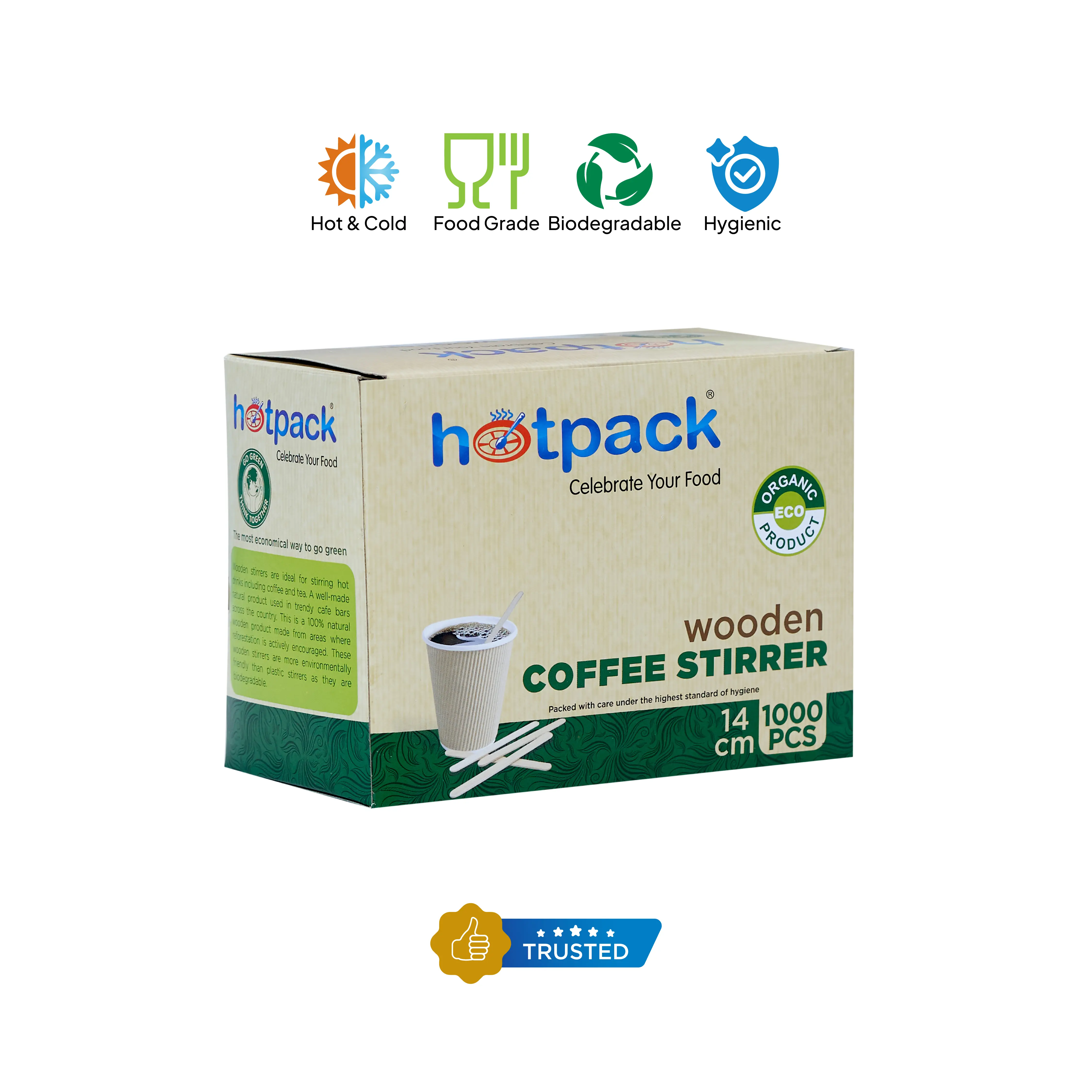 Disposable Wooden Coffee Stirrer - Image 19