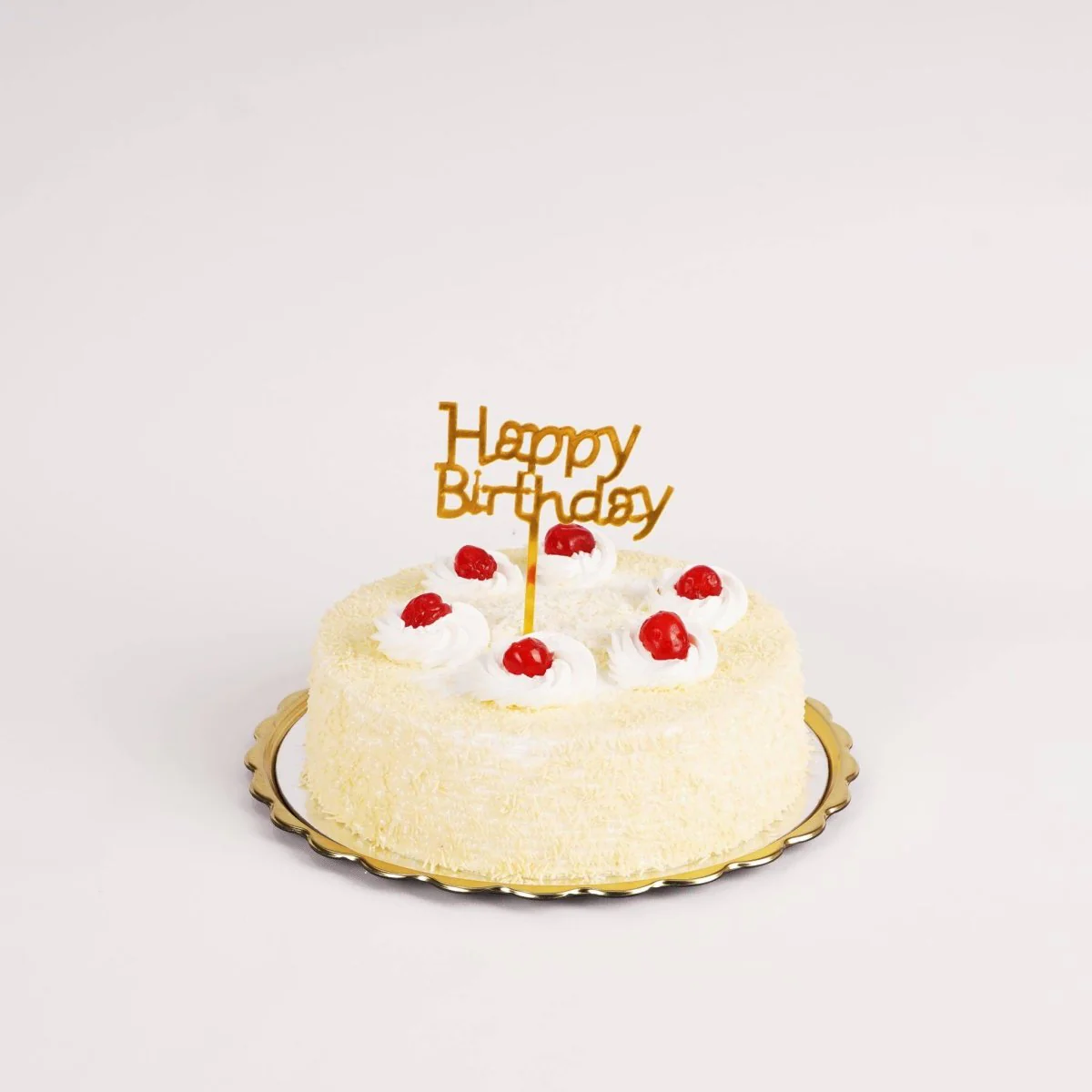 Golden Acrylic Cake Toppers 1 Piece - Image 5
