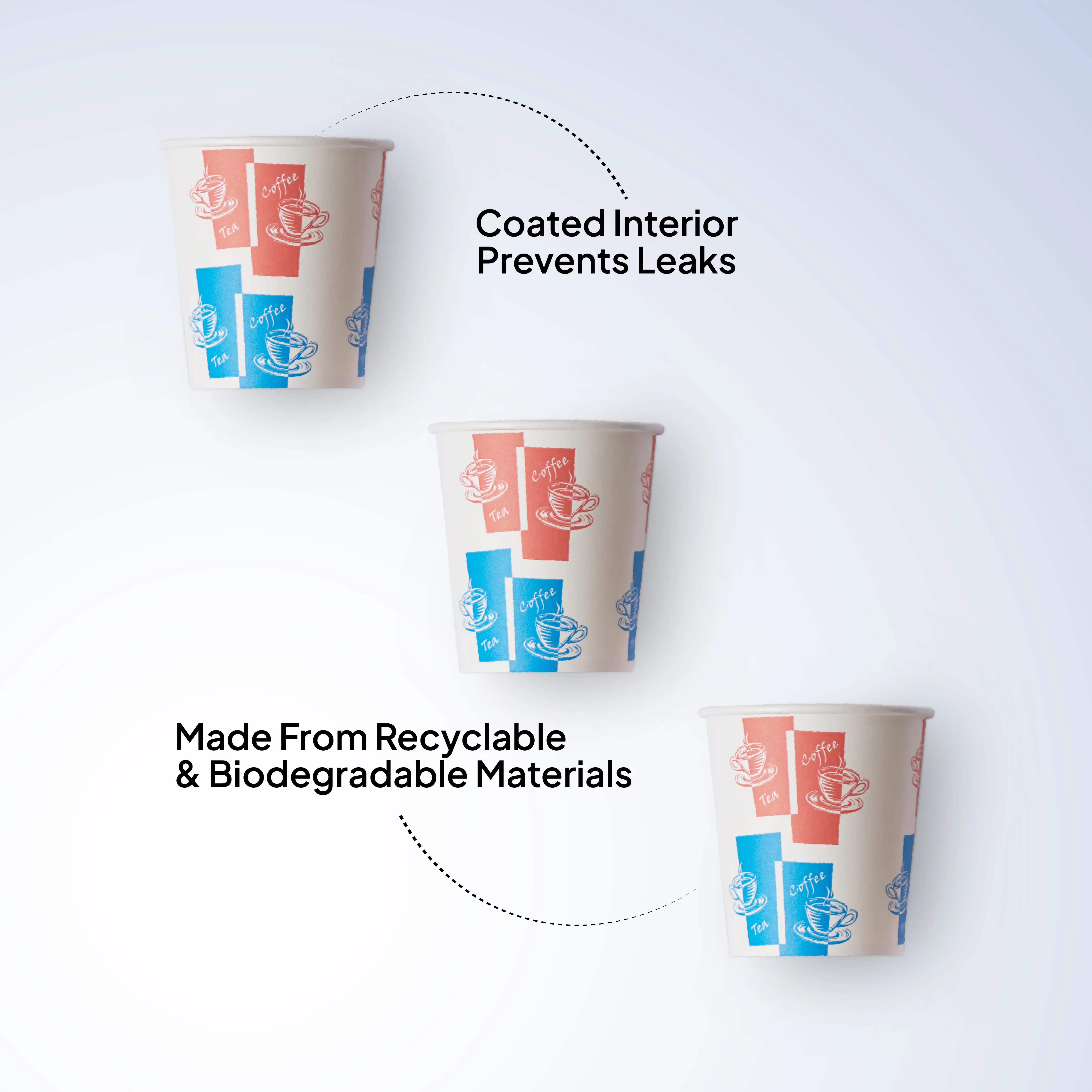 Printed Single Wall Paper Cups 6 oz - Image 8